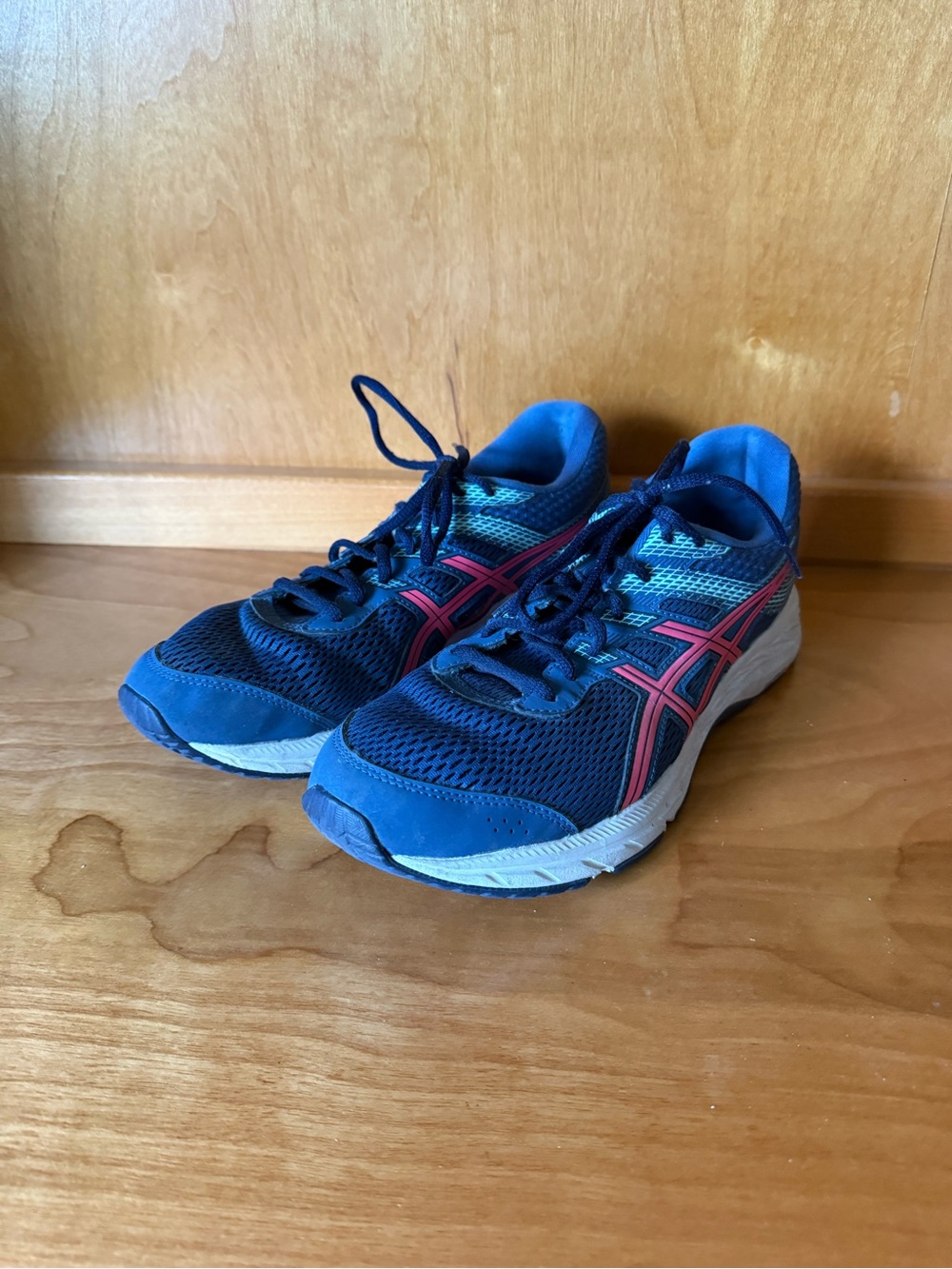 Asics Gel Contend Everyday Comfort Running Athletic Shoes Blue Size 11